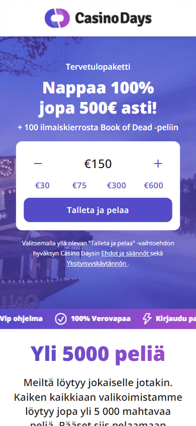 Casino Days Mobile screenshot